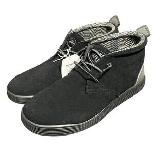 Men's‎ Heydude 40605 Jo Suede Slip On Boots - Jet Black Casual Shoes Size 9 NEW